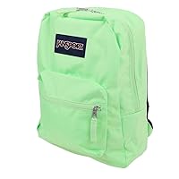 JanSport Cross Town Backpack - Class, Travel, or Work Bookbag with Water Bottle Pocket, Mint Chip