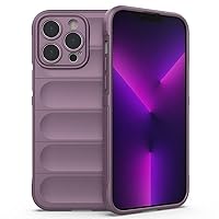 Compatible with OnePlus Ace 3/12R Case TPU Shockproof Protective Flexible Phone Case Cover Impact Absorption Air Cushion Anti-Scratch Soft Microfiber Lining 6.78 Inch - Purple