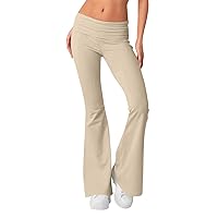 Women's Wide Leg Pants Woman High Waist Casual Pants Solid Color Loose Straight Trousers Sweatpants, S-3XL