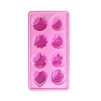 Reusable Easy To Release Baking Molds Professional Flower Heart Cake Mold Mousse-Chocolate Cake-Decor Mold DIY Craft Flower Silicone Molds For Epoxy Baking