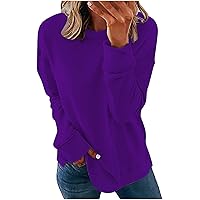 Womens Oversized Sweatshirt Crewneck Pullover Casual Shirts Teen Girl Fashion Fall 2023 Loose Fit Long Sleeve Tops