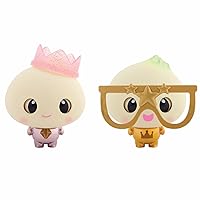 My Squishy Little Dumplings – Interactive Doll Collectibles with Accessories – 2-Pack Dart & Dixie (Gold & Rose Gold)
