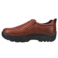 ROPER Mens Performance Slip On Work Safety Shoes Casual - Brown
