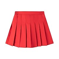 Little Girls Kids Uniform Pleated Skorts Summer Party School Tennis Skirts
