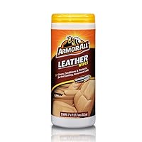Armor All Interior Cleaner Car Leather Wipes by , For Cleaning Cars, Trucks and Motorcycles, 20 Count