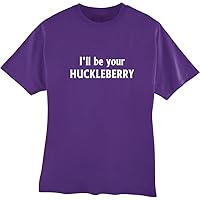 I'll Be Your Huckleberry Tombstone Adult T-shirt