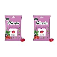 Berry Medley Throat Drops, 45 Count, Delicious Throat Relief & Care, Oral Anesthetic, Naturally Flavored (Pack of 2)