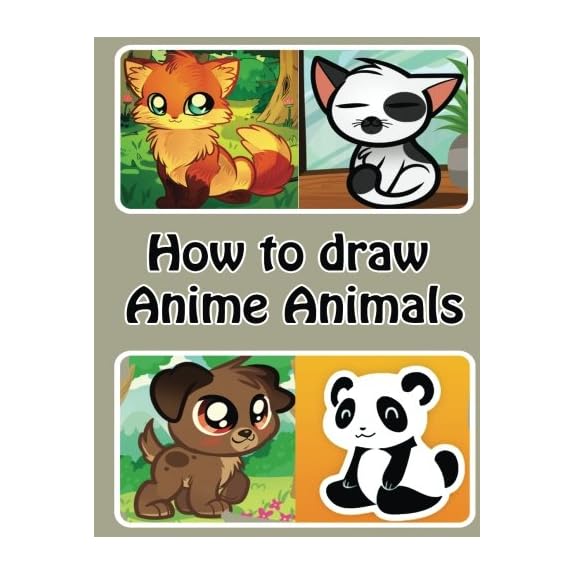 Cute Animals Anime Animals, Animal - Manga Cute Animals Drawings, HD Png  Download , Transparent Png Image - PNGitem