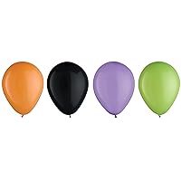 Halloween Assorted Color Latex Balloons - 5