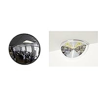 OC2600 26” Acrylic outdoor Convex Mirror & SeeAll See All TPV26180 Half-Dome Convex Security Mirror 26-Inch dia, MIRROR