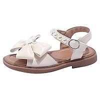 Dance Shoes for Girls Toddler Wedding Party Dress Sandals Kids Baby Wedding Birthday Anti-slip Open Toe Shoes Sandals