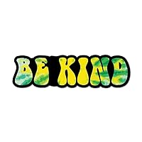 Be Kind Tie Dye Car Sticker Decal Hippie Hipster Peace Good Vibes Positive Love