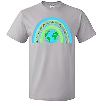 inktastic Earth Rainbow with Leaves T-Shirt