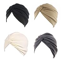 Chemo Sleep Turban Headwear Scarf Beanie Cap Hat for Cancer Patient Hair Loss