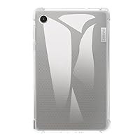 for Lenovo Tab M8 4rd Gen 8.0 Case, Soft TPU Back Cover Shockproof Silicone Bumper Anti-Fingerprints Full-Body Protective Case Cover for Lenovo Tab M8 4rd Gen 8.0 (8.0 Inch) (Transparent)