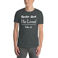 Christian Spoiler Alert: Jesus Lives! - Adult Basic T-Shirt by GatorDesign