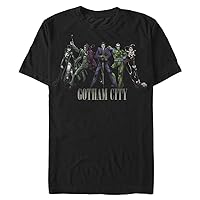 DC Comics Men's Big & Tall Gotham's Baddest Short Sleeve T-Shirt