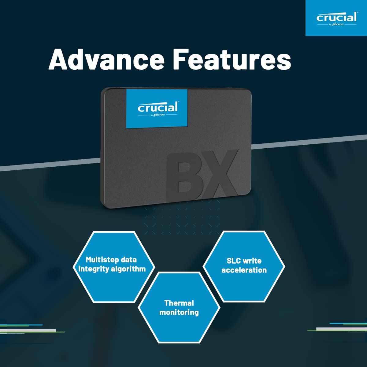 Crucial CT500BX500SSD1 internal solid state drive 2.5