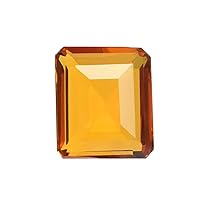 GEMHUB Yellow Citrine 57.00 Ct Emerald Cut Yellow Citrine Loose Gemstone for Jewelry