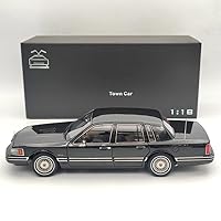1/18 Town car Towncar V8 1993-1995 Super Black Diecast Model (Leather seat) Limited Collection