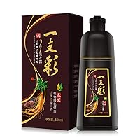 Meidu Dark Brown Hair Color Shampoo Permanent for Women&men,3 in 1 Instant Hair Dye Shampoo, 500ml……