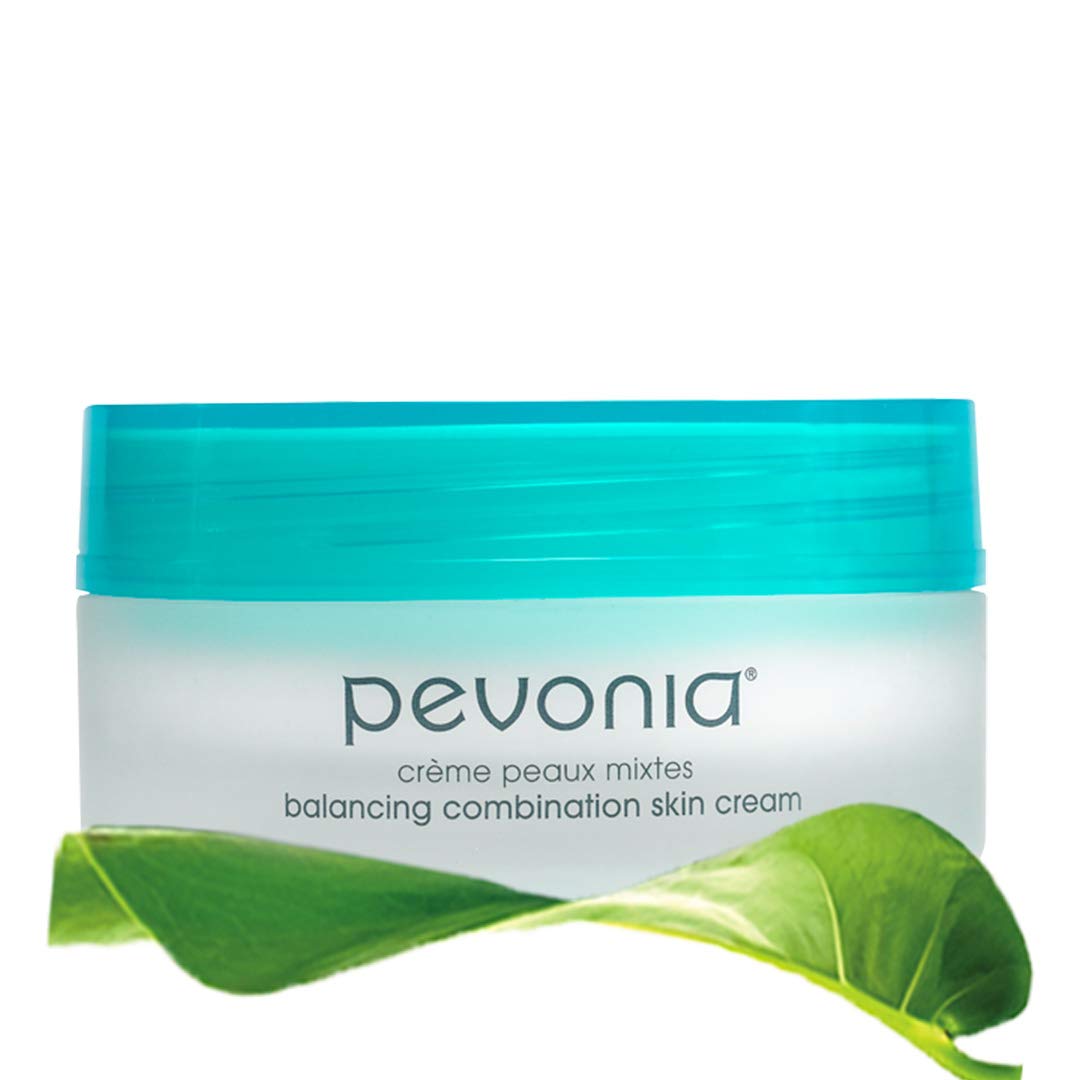 Pevonia Balancing Combination Skin Cream - Facial Skin Cream for Balancing and Soothing Damaged Skin - Renewing Face Cream - Moisturizing Facial Lotion to Restore Dry Skin - 1.7 Oz Container