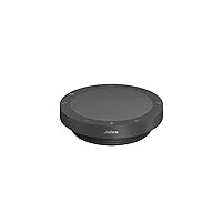 Jabra Speak2 40 Portable Speakerphone - 4 Noise-Cancelling Mics, Full-Range 50mm Portable Speaker, Wideband Audio and USB-A and USB-C Connections - Certified for Zoom and Google Meet - Dark Grey