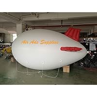 Air-Ads 4M 13ft Giant Inflatable Advertising Blimp/Flying Helium Balloon/Your Logo (PVC)