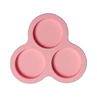 Non-Stick Baking Molds Round Disc Candy Silicone Molds Mousse Cake Bread Baking Tray Quick Release Baking Pans Silicone Cake Baking Cake Baking Tool Flexible Silicone Bakeware