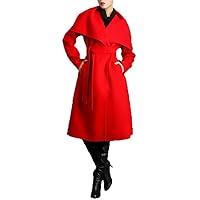 Long Sleeved Lapel Slim Coat plus1x-10x (SZ 16-52) red