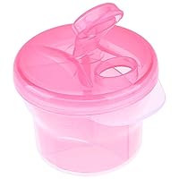 Powder Formula Dispenser Three-Layer Milk Powder Cup Milk Powder Dispenser Baby Formula Storage Container Food Box Snacks Pink Portable for Outdoor Travel Milk Powder Dispenser,Milk Powder