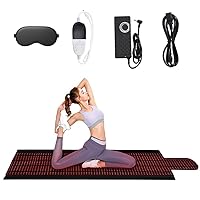 1370pcs LEDs Red Light Therapy Mat for Body - Infrared Light Therapy Device with Red Light 660nm and Infrared Light 850nm. Near Infrared Light Therapy Pad for Shoulder Waist Back Muscle Pain Relief