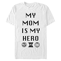 Marvel Big & Tall Classic Mom is My Hero Men's Tops Short Sleeve Tee Shirt