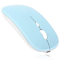 UrbanX Bluetooth Rechargeable Mouse for Lenovo Ideapad L340 Laptop Bluetooth Wireless Mouse Designed for Laptop/PC/Mac/iPad pro/Computer/Tablet/Android Sky Blue UrbanX Bluetooth Rechargeable Mouse for Lenovo Ideapad L340 Laptop Bluetooth Wireless Mouse Designed for Laptop/PC/Mac/iPad pro/Computer/Tablet/Android Sky Blue