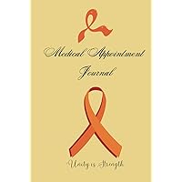 Medical Appointment Journal: Kidney Disease Awareness Medical Appointment Journal: Kidney Disease Awareness Hardcover Paperback