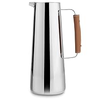 Nambe - Tahoe Collection Stainless Steel Pitcher with Leather-wrapped Handle 5