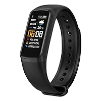 Fitness IP67 Waterproof Wristband With Sleep Monitoring Sport Mode Message Notification For IOS-Android Devices Smart Watch With Time Display Step Counting Calories Distance Sport Mode Raise 4