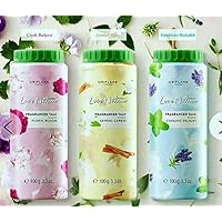 Love Nature Fragranced Talc-100g-Floral Bloom 35551+Sandal Caress 35552+Cooling Delight 35553-(Set Of 3)