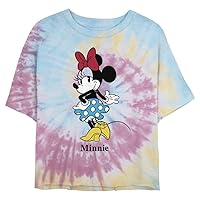Disney Characters Minnie Skirt Women's Fast Fashion Short Sleeve Tee Shirt
