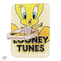 Looney Tunes/Bunker Ring, Drop Prevention, Stand Function, Ring, Acrylic, Tweety, JUMP