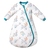 Baby Sleep Sack 2.5 TOG,Thermostatic Wearable Blanket Detachable Long Sleeves