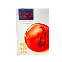 Korean Beauty Hydrolyzed Collagen Hyaluronic Acid + Red Ginseng Serum Face Mask 6 Pack | Anti-Wrinkle, Anti-Ageing, Moisturizing | Vitamin C & Vitamin B3