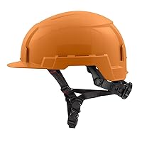 MILWAUKEE Orange Front Brim Helmet with Bolt - (48-73-1333)