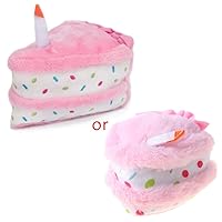 Plush Dog Toys, Dog Toys, Pet Dog for Cat Cute Plush Birthday Cake for Bite-Resistant for Play Squeak