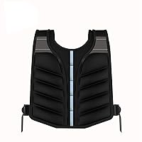 Weighted Vest, 12lb/17lb/20lb Weight Vest with Reflective Stripe for Workout, Strength Training, Running, Fitness, Muscle Building, Weight Loss, Weightlifting