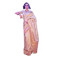Handloom Weaving Silk Saree WIth Handwoven Art Silk Rich Pallu Saree & Blouse Muslim Sari 5031