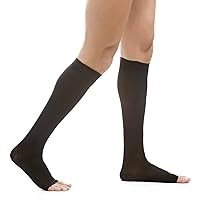 Men’s Open Toe 20-30 mmHg Graduated Compression Socks – Firm Pressure Compression Garment