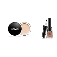 CAILYN Just Mineral Eye Polish Eye Shadow Nude Collection + Cailyn Eye Blam Primer (Copper Brown-59)