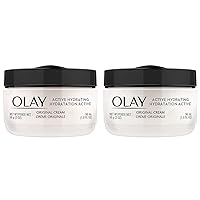 Olay Active Hydrating Cream Face Moisturizer, 1.9 fl oz (Pack of 2)
