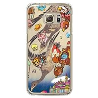 Second Skin Neo Ukiyo-e Walking in The Sky (Clear) Design by 326 / for Galaxy S6 Edge SCV31/au ASCV31-PCCL-326-Y745